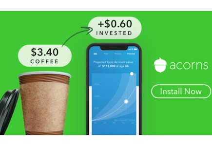 First Month of Acorns and $40 Bonus