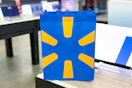 Walmart reusable tote in the laptop area