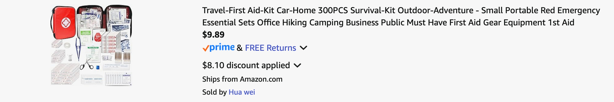 Amazon First Aid Kit 2025 2