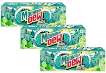 3 Mountain Dew Soda 12-Packs