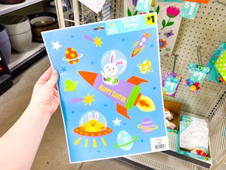 dollar general easter window cling