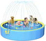 Dog Pool with Sprinkler