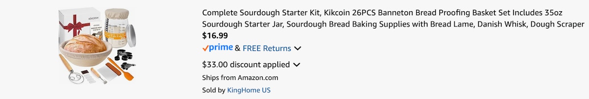 Amazon Sourdough Starter Kit 2025 2