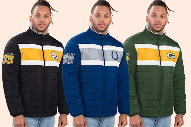 NFL Men's Jacket, Only $31.99 at QVC (Reg. $92) card image