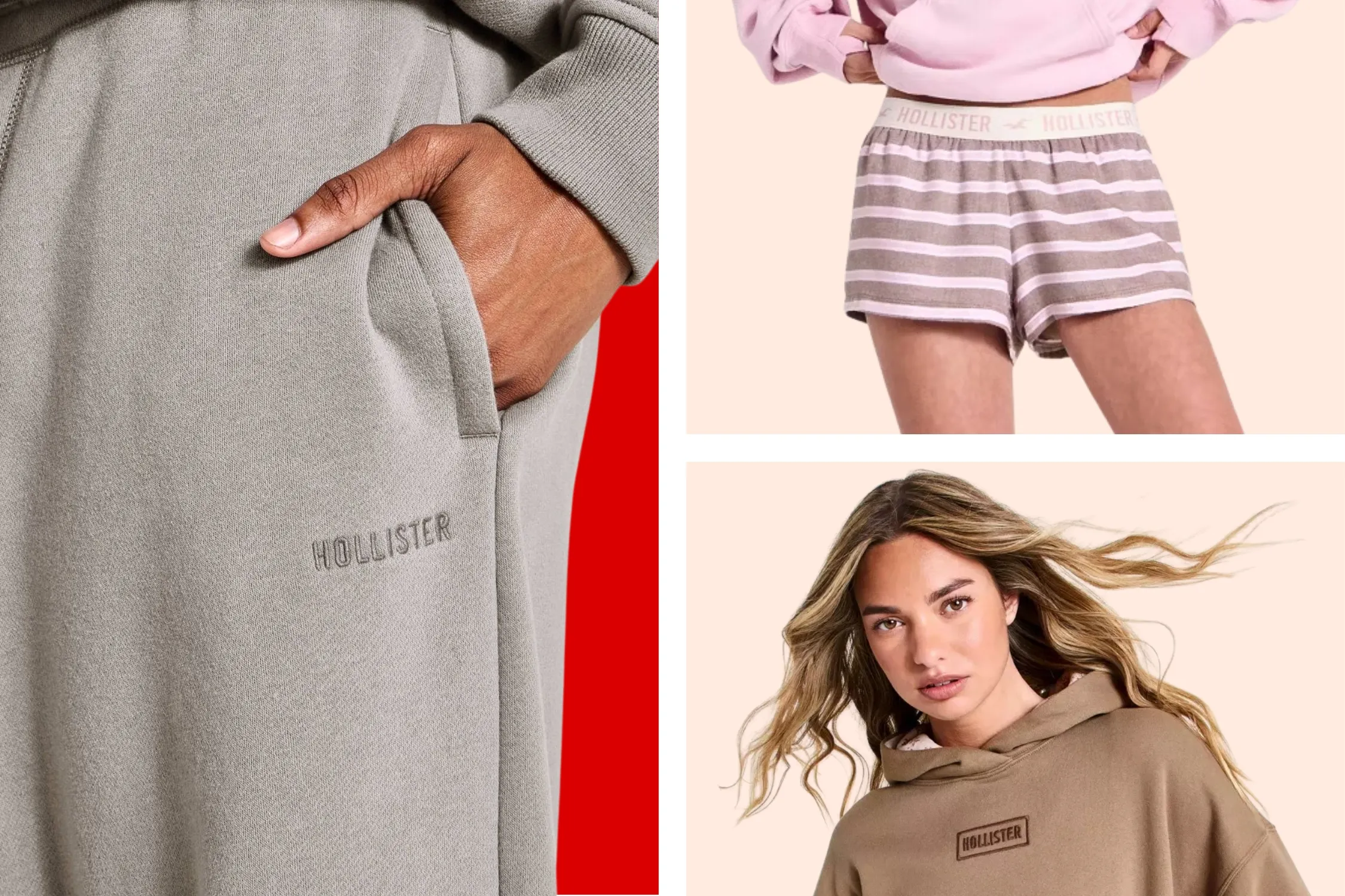 Hollister x Target clothing drop priced at $24, shown in Target store setting