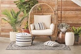 Lifestyle image of the Better Homes & Garden Egg Chair