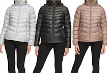 Kenneth Cole Women's Hooded Puffer