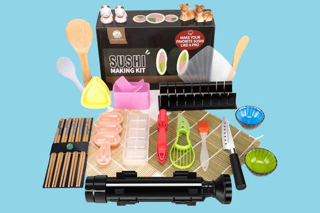 Grab a Sushi-Making Kit for Only $17.56 on Amazon card image