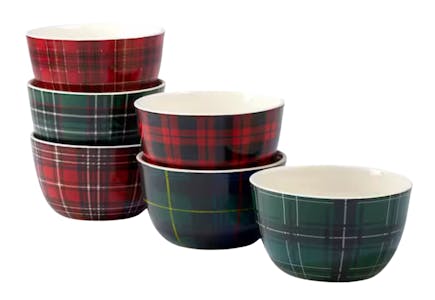Christmas Plaid Bowls