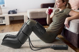 Leg Compression Massager, $150 on Amazon (Reg. $490) card image