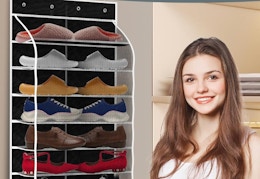 Over-the-Door Shoe Organizer, Only $12.99 on Amazon card image