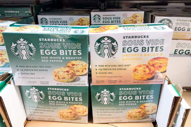 Starbucks 10-Count Egg Bites, Only $14.79 at Costco card image