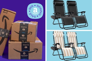 amazon delivery boxes and zero gravity lounge chairs