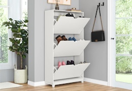 3-Tier Shoe Storage Cabinet, Now $59 at Walmart (Was $84) card image