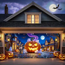 Halloween Garage Door Cover