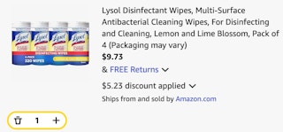 Lysol Disinfectant Wipes