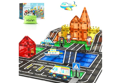 Magnetic Tiles City Road Set