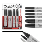 Sharpie Permanent Markers 6-Pack
