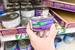 dollar tree greenbrier cat food