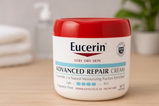 Eucerin advanced repair body cream jar