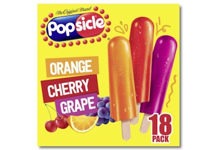 4 Popsicle Ice Pops