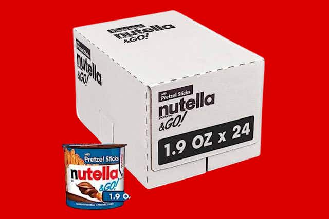 Nutella & Go Bulk 24-Pack, Just $20.99 on Amazon (Reg. $28.49) card image