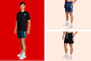 walmart reebok mens knit shorts collage