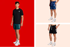 walmart reebok mens knit shorts collage