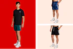 walmart reebok mens knit shorts collage