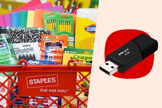 a 16 GB usb drive for free at staples