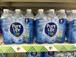 dollar tree pure life water