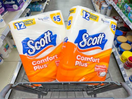 scott toilet paper packs in walgreens cart