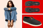 Stock images of shoes from Old Navy