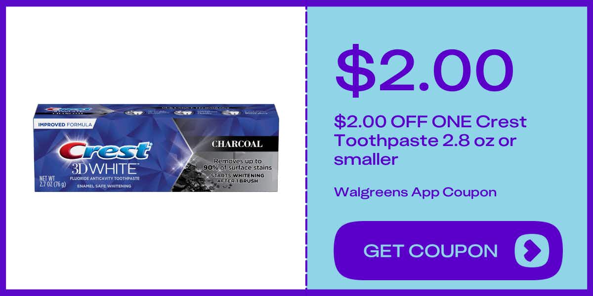 crest 3d white charcoal toothpaste 2.7 oz