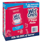 Wet Ones Antibacterial Hand Wipes 140-Pack