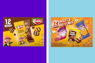 Keebler snacks on split KCL template