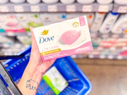 Rare Savings on Dove Bar Soap: Just $1.24 per Bar With Ibotta at Walmart card image