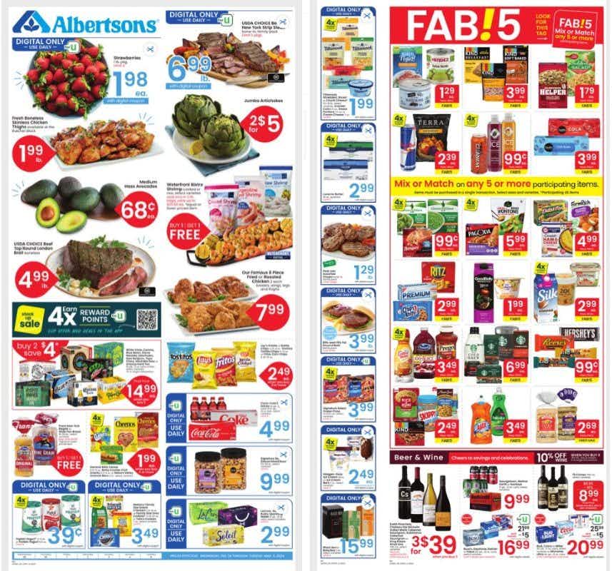 Albertsons Weekly Ad Feb. 28 March 5 The Krazy Coupon Lady