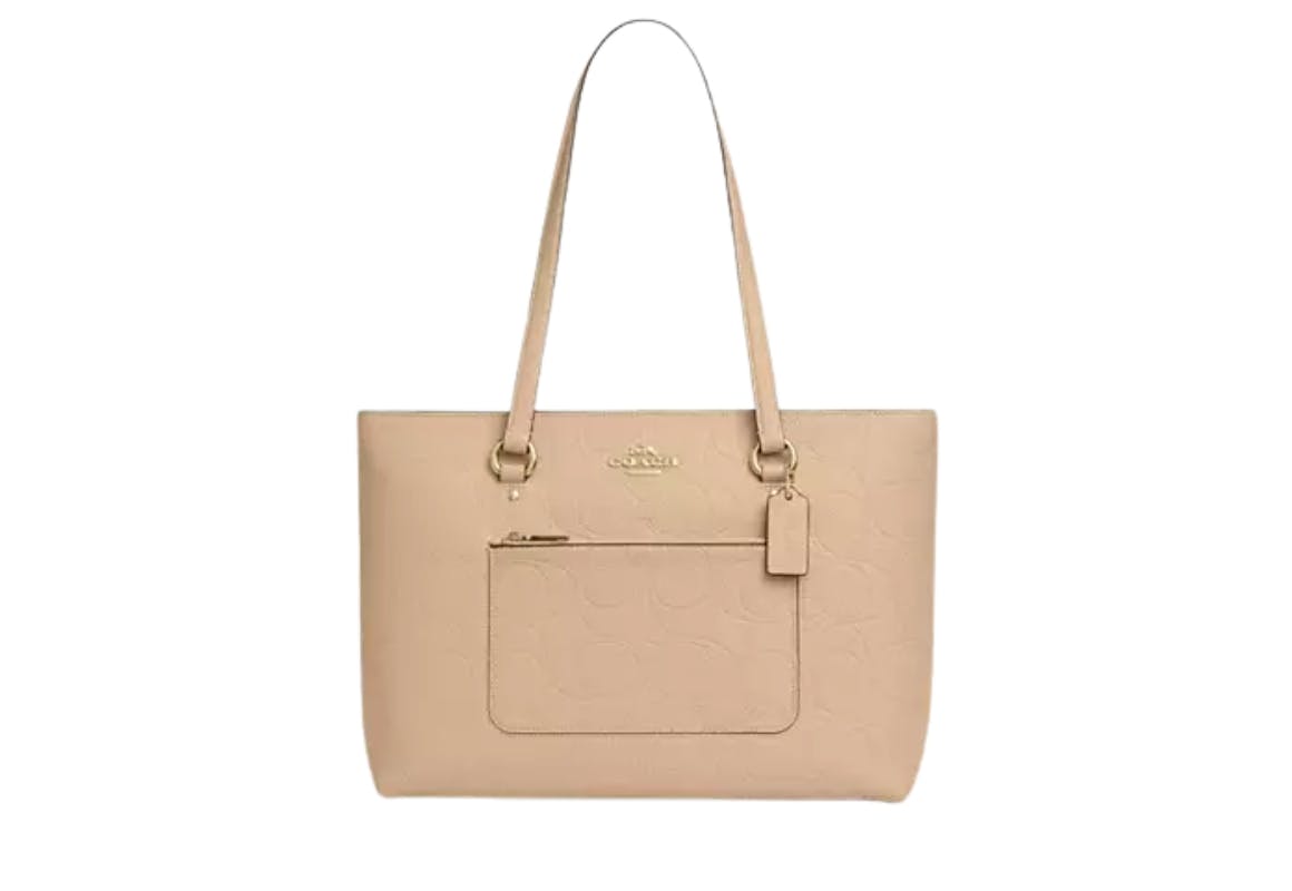 Coach Station Leather Tote Bag