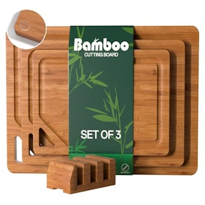 Bamboo Cutting Board Set