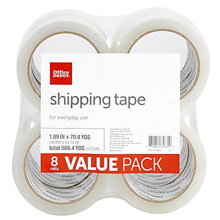 Office Depot Shipping Tape 8-Pack