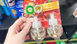 Easy Deal: B1G1 Free Air Wick Scented Oil Refills at Dollar General card image