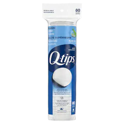 2 Q-tips Cotton Rounds Packs
