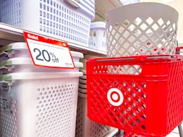 Huge Laundry Storage Sale at Target: $1.52 Baskets, $5 Hampers, and More card image