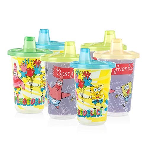 Nuby Spongebob Cups 6-Pack