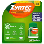 Zyrtec Allergy Relief Tablets