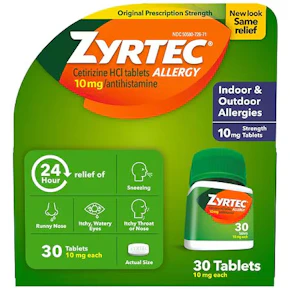 Zyrtec Allergy Relief Tablets