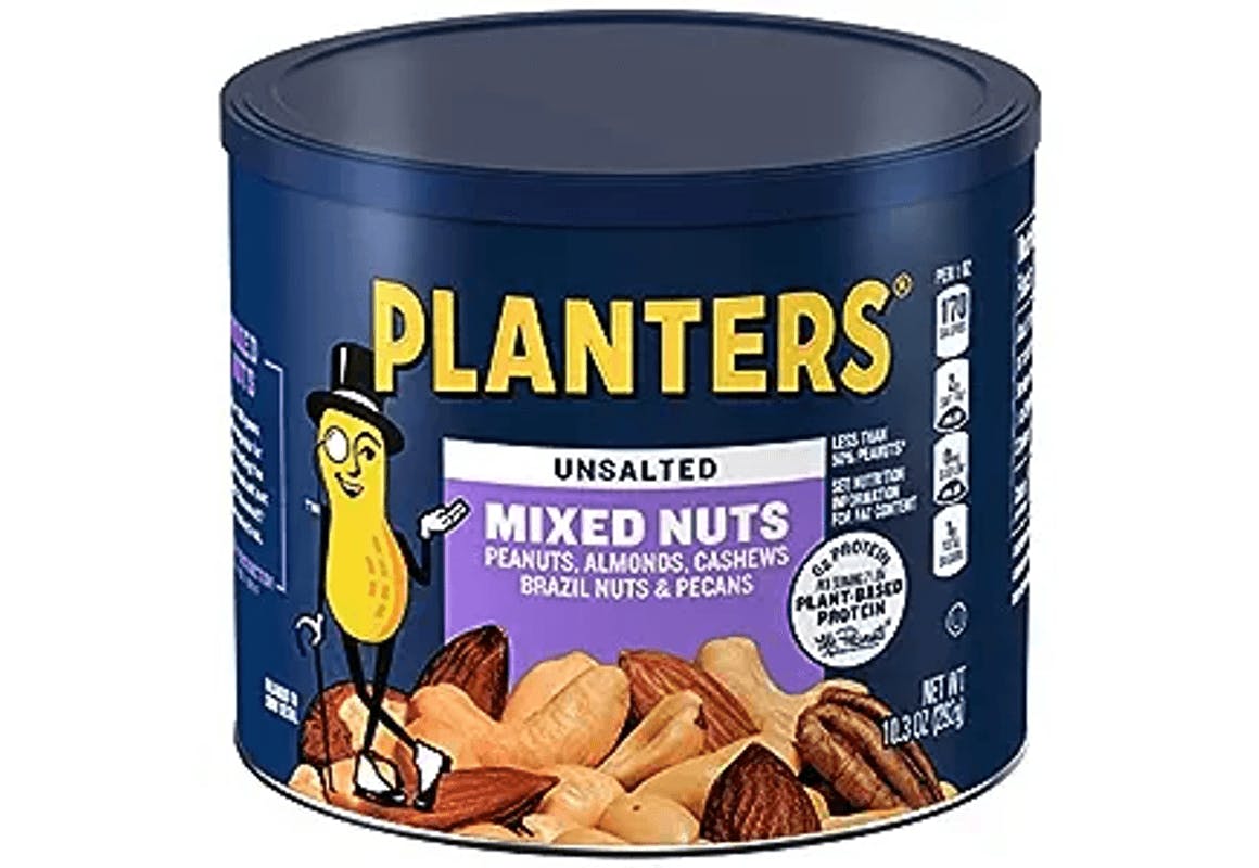 Planters Unsalted Mixed Nuts
