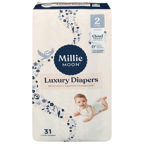 2 Millie Moon Diaper Packs