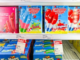 Bomb Pop Original 12-Count Popsicles, Only $1.62 at Target card image